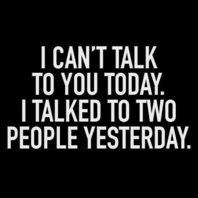not today