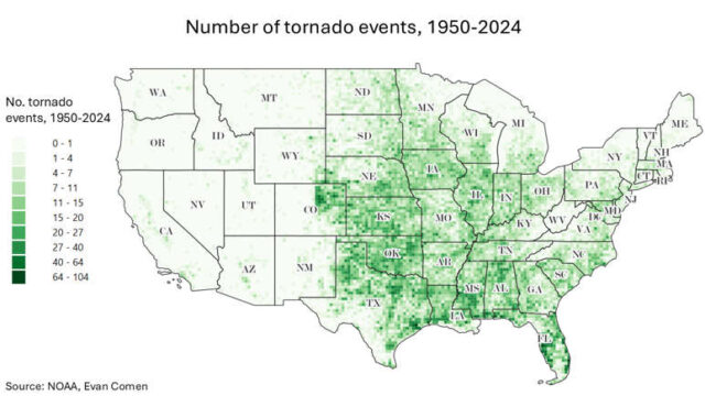 Tornado Ally map