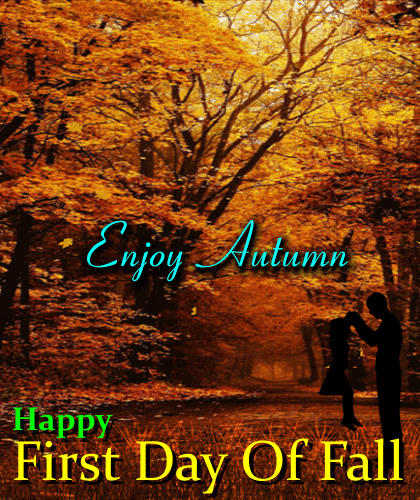 Happy 1st day of Fall