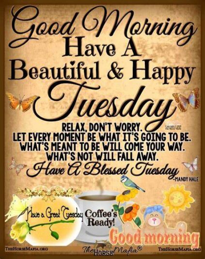 Good Morning Happy Tuesday