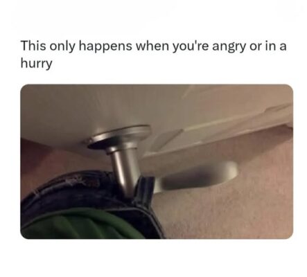 door handle gotcha