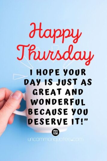 thursday with cofffe deserve a good day