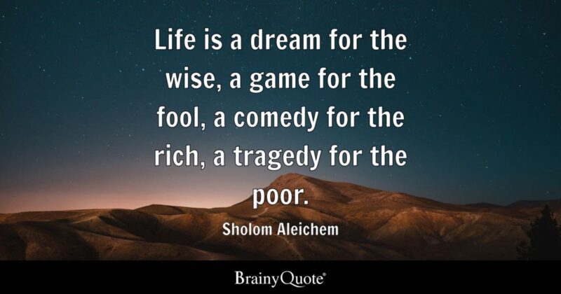 life iswise, rich fool poor