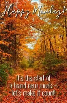Happy Fall Monday have a great week 2