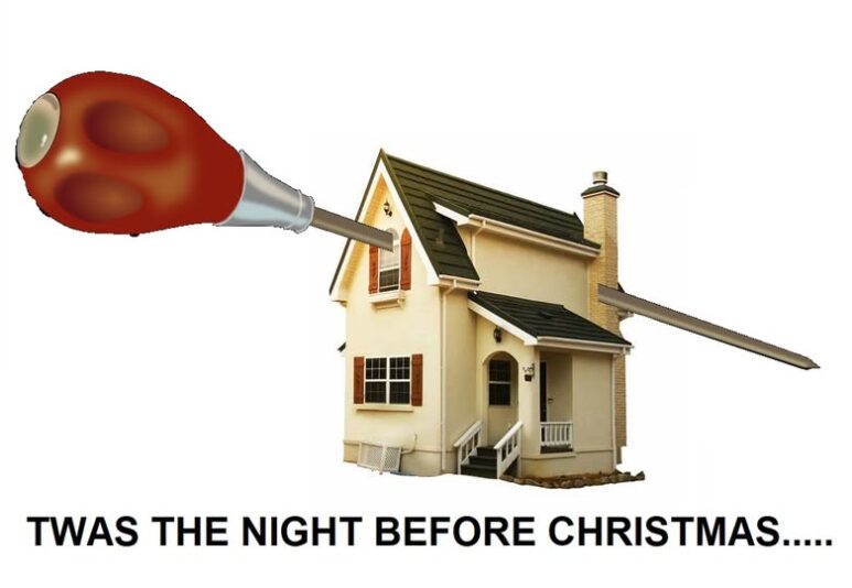 awl through the house