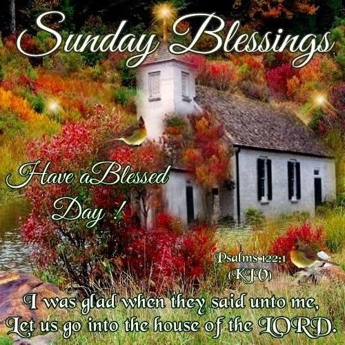 Sunday Blessing fall church