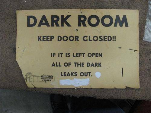 dark room
