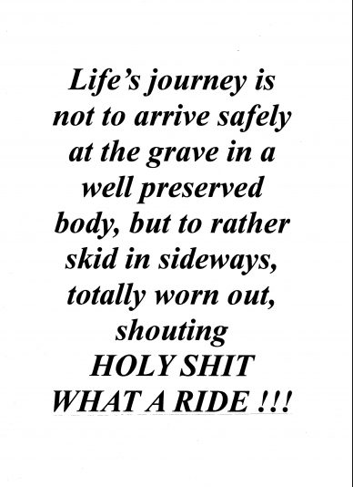 What a ride.