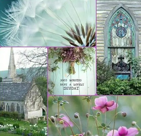 Good Morning Sunday Church collage