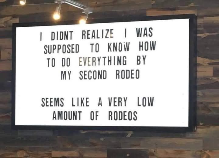 2nd rodeo