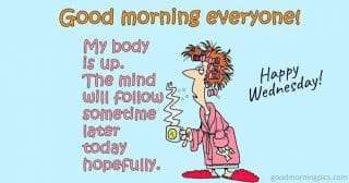 wedesday mind up body follow messy woman