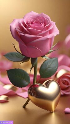 beautiful pink rose