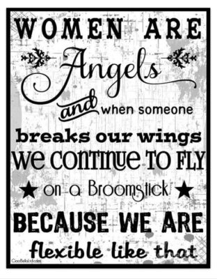 women are angels