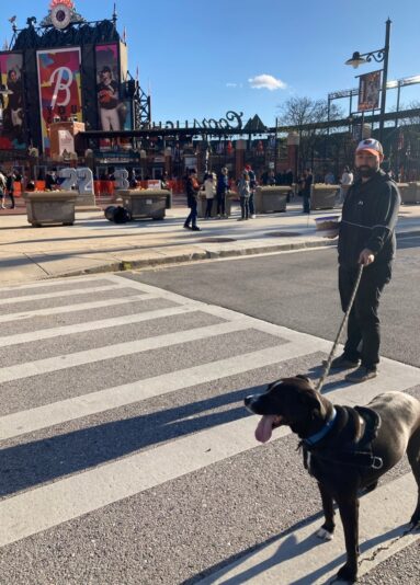 Joe and Steve at Camden Yards.