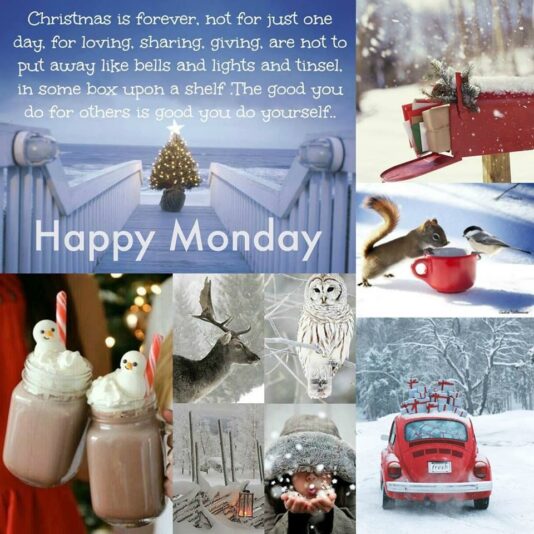 Happy Monday collage