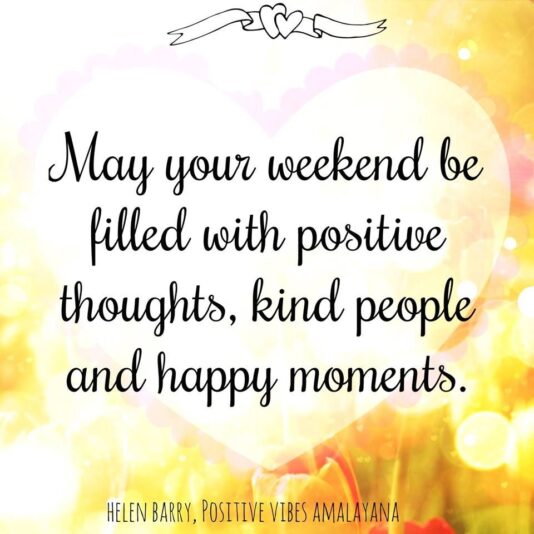 saturday filled with happy thoughts etc