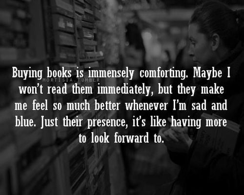 just having books