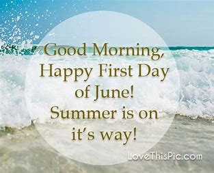 Happy June 1