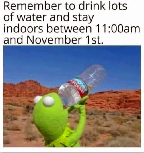 water indoors