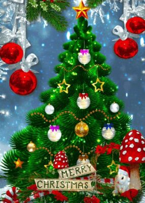 merry xmas tree