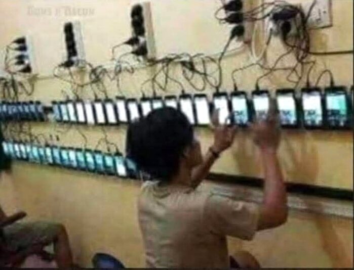 Scammers at work