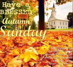 Good Morning Sunday Fall 2