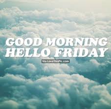 Cloudy Friday morning