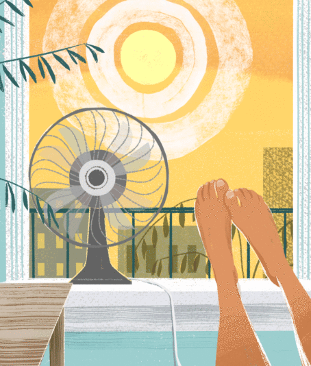 Hot summer day