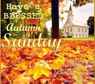Have a blessed Sunday