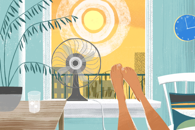 Hot summer day