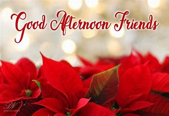 Good afternoon friends