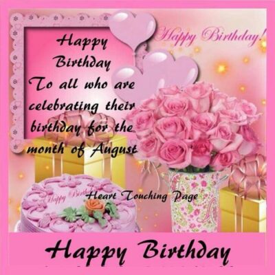 Happy Birthday August