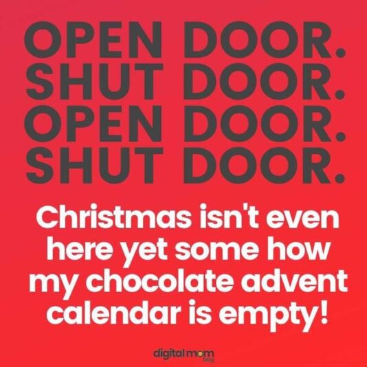 open door shut door advent calendar
