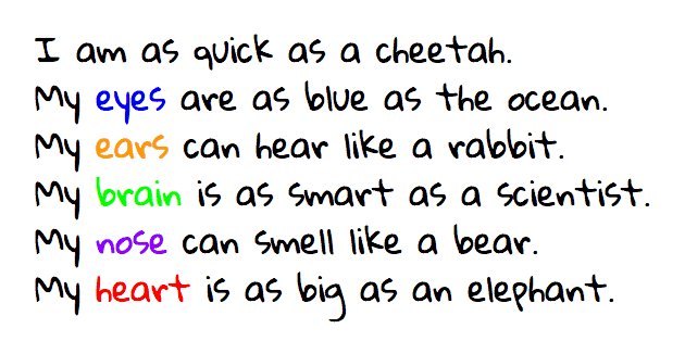 simile poem