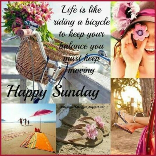 Happy Sunday collage