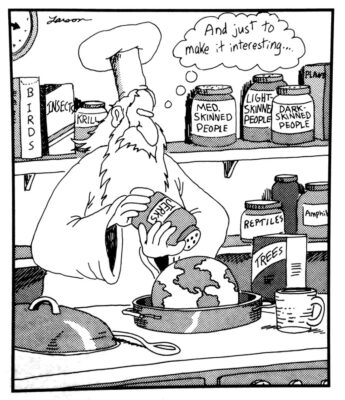 god making earth