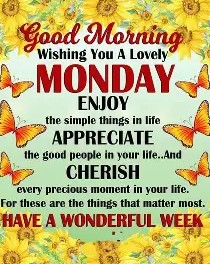 Good Morning Monday 1