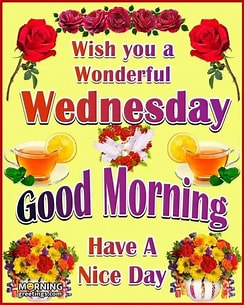 good morning Wednesday