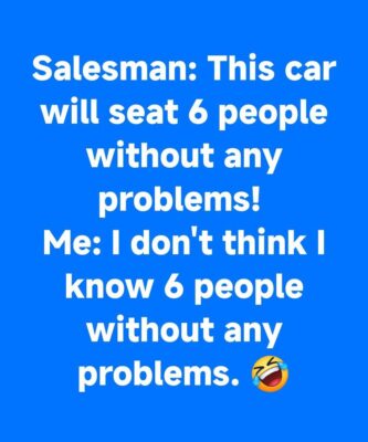 seat 6 in the car
