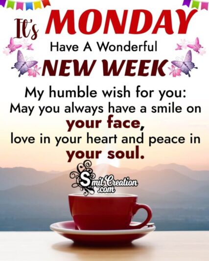Happy Monday New Week