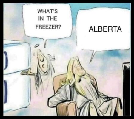 joke alberta freeze