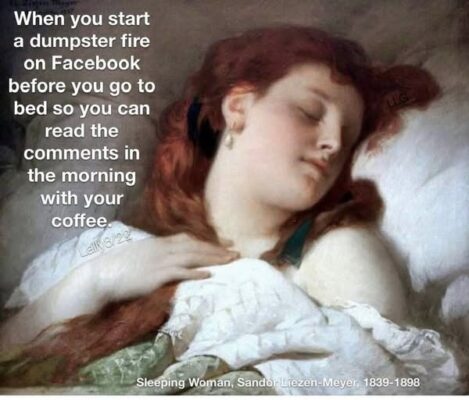 start shit go to bed