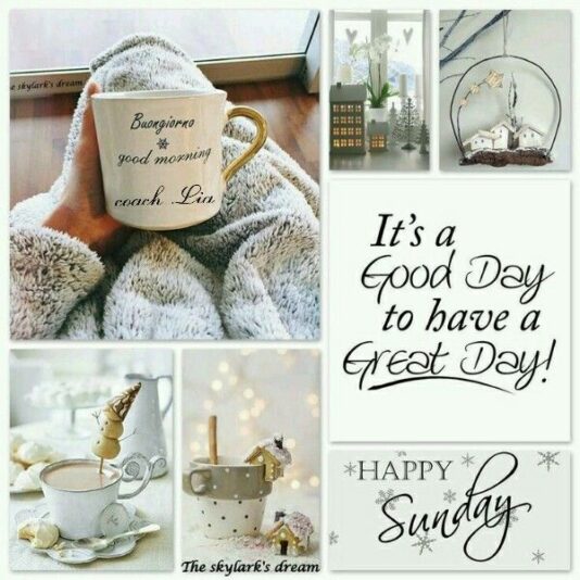 Good Morning Sunday collage