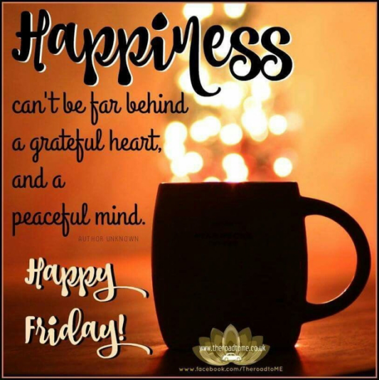 friday grateful heart and peaceful mind